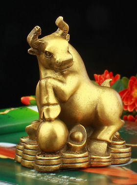 纯铜12生肖摆件龙蛇风水吉祥物