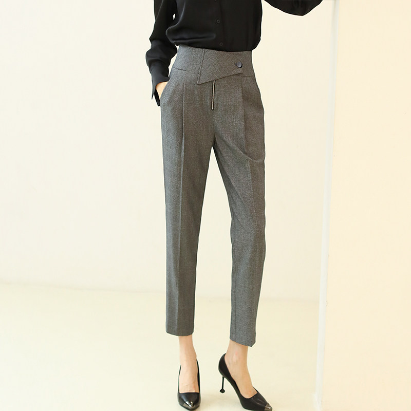 梵多妮2020新款秋九分裤小脚休闲裤 梵多妮西装裤/正装裤