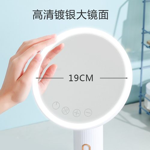 化妆镜led镜子简约美妆补光灯宿舍桌面台式带灯梳妆镜情人节礼物 - 图3
