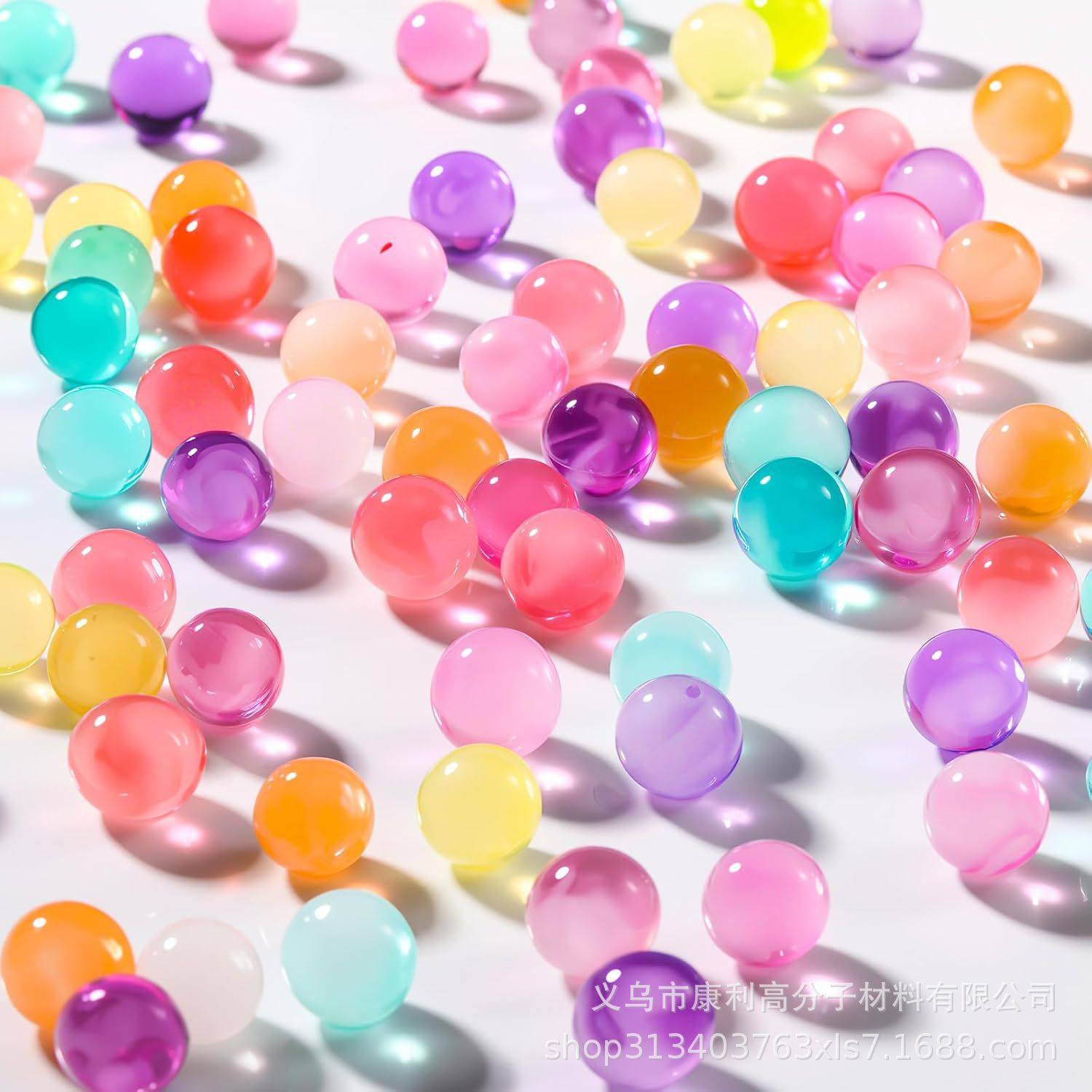 袋装泡水变大双色花纹珠泡大珠吸水珠海洋宝宝水宝宝花瓶装饰,淘宝优惠券,粉丝福利购,淘宝优惠卷