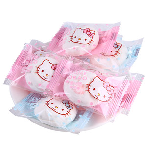 hellokitty棉花糖500g约70颗散装结婚礼喜糖果软糖零食批发年货