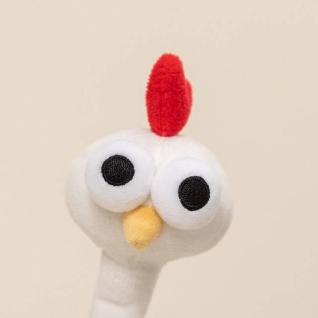 ໄຂ່ເຫຼັກນ້ອຍ Evil ຄໍຍາວ Plush Doll Abstract Funny Muppet Toy Bag Pendant Fun Accessories Gift