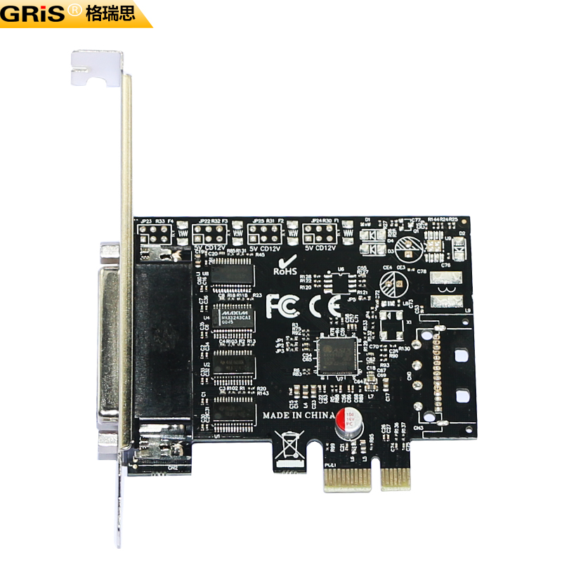 GRIS PCI-E多串口卡一拖4台式机RS232多9针COM工业级485通讯线422 - 图3