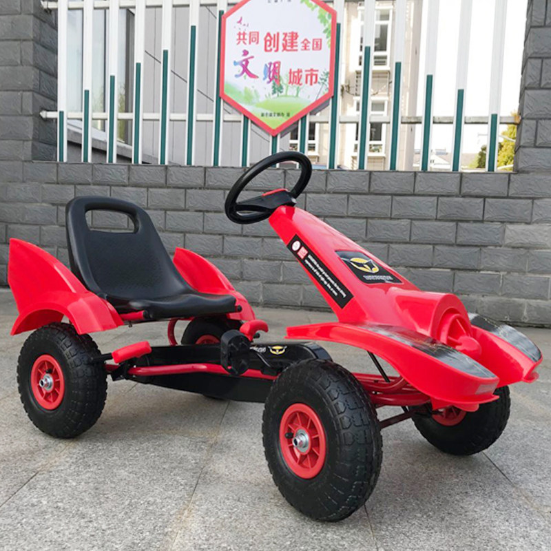 卡丁车脚踏可坐玩具3-4-6-10自行车 童心乐玩具自行车
