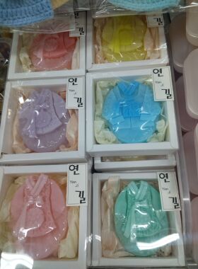 延吉韩服香皂朝鲜族周岁宴韩式百日宴婚礼手工香皂伴手礼答谢品