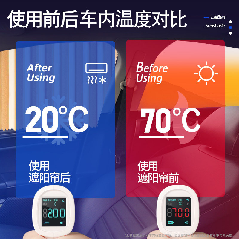 遮阳帘防晒隔热车载隐私车用挡布 车福中航汽车用品遮阳挡
