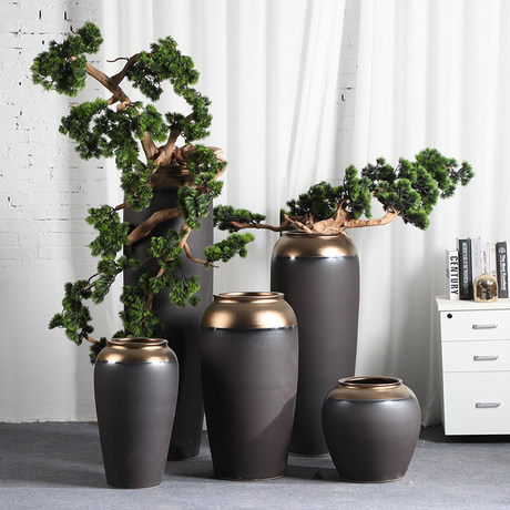 Vase New Chinese Light Luxury Ceramic Home Soft Decoration Color : A Vase New Chinese Light Luxury Ceramic Home Soft Decoration Color : A