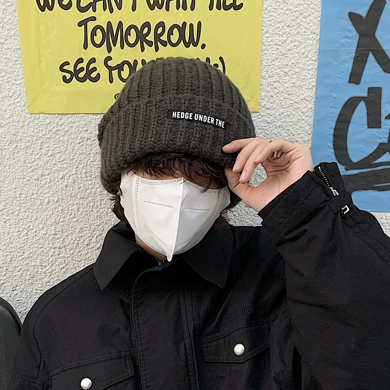 大头围显脸小针织堆堆帽男秋冬保暖护耳毛线帽女日系大版贴布冷帽,淘宝优惠券,粉丝福利购,淘宝优惠卷