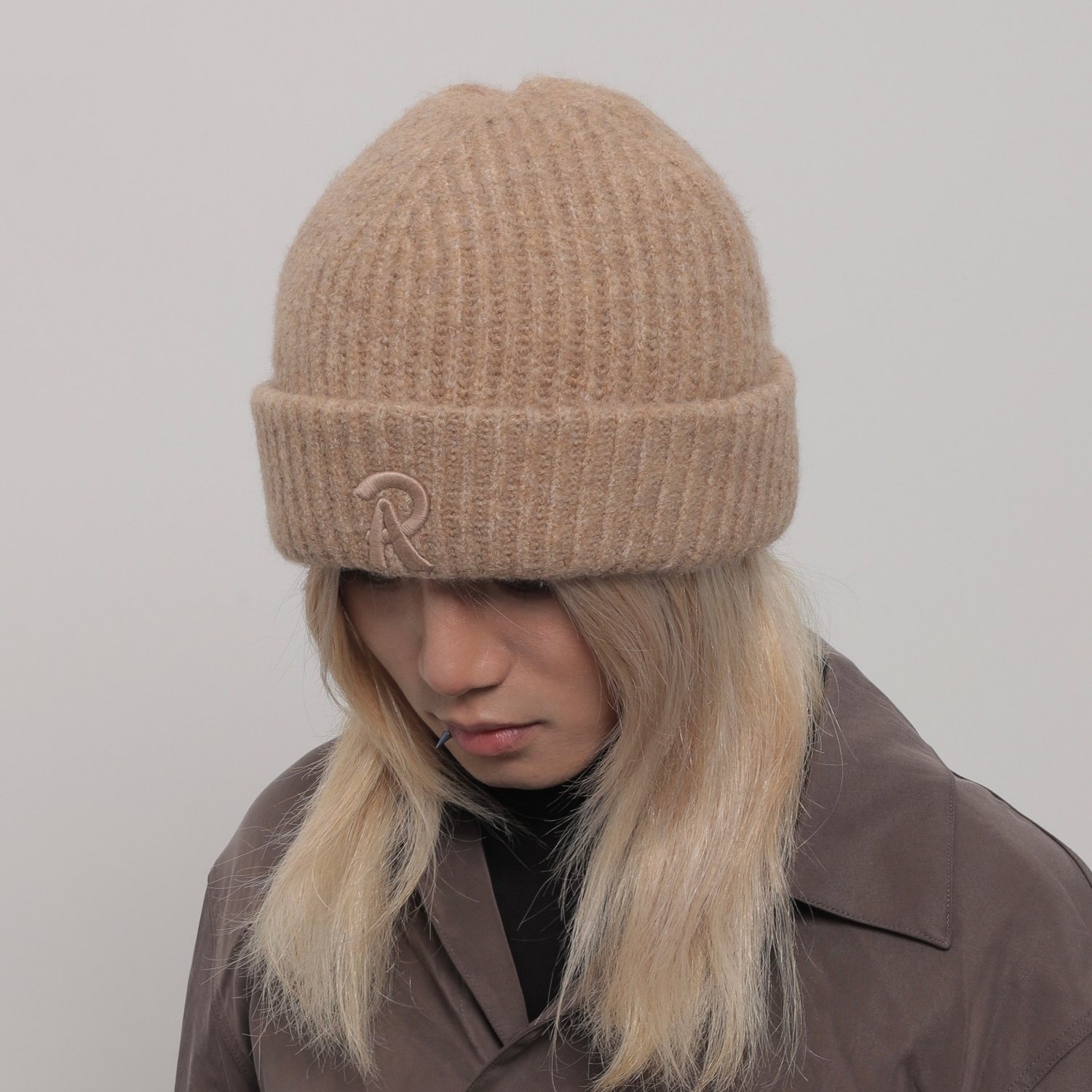 WORLDWIDE/羊毛混纺大头围显脸小毛线帽男秋冬保暖护耳针织帽子女,淘宝优惠券,粉丝福利购,淘宝优惠卷