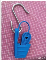 Leather Line Fixed Pull Hook Optical Cable Pull Hook FTTH Fiber Optic Cable Fixed Clip Nylon Material Stainless Steel Pull Hook Fixed Piece