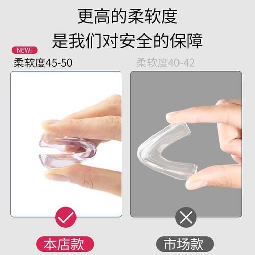 铝窗户防撞条透明硅胶防撞贴超薄保护套桌角防撞护角防磕碰安全贴 - 图1