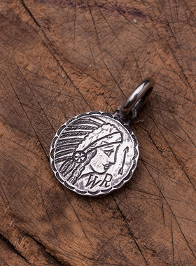 WEST RIDE SWASTIKA TOP万字吊坠925银x18K金