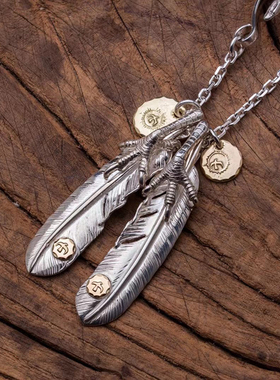 高橋吾郎 goro’s 银爪点金特大羽吊坠 全新品 未使用 右