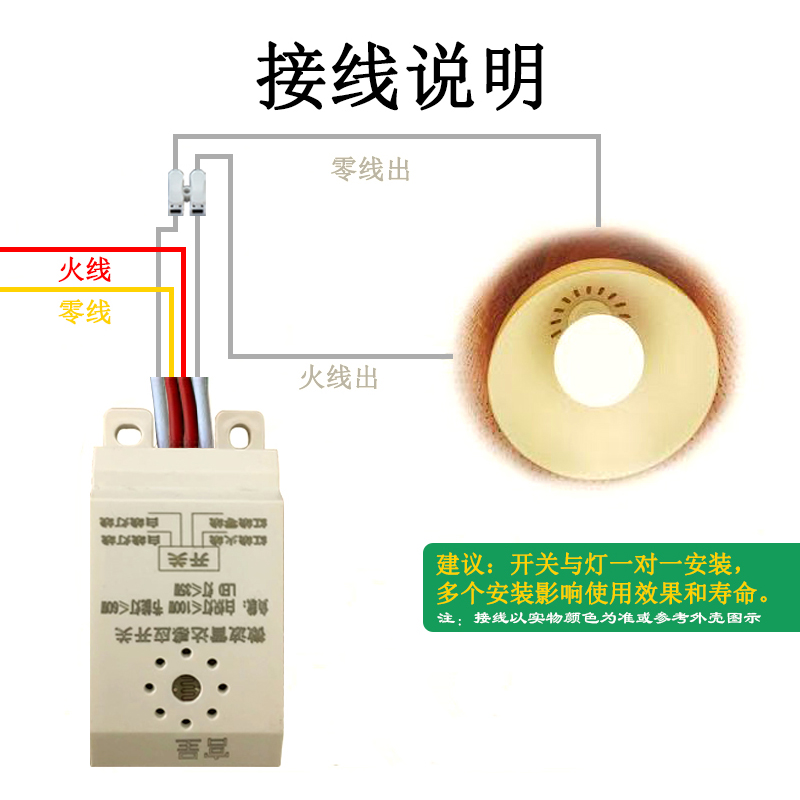 LED内置模块微波雷达感应光控室内物业楼道灯芯感应 延时感应开关 - 图0