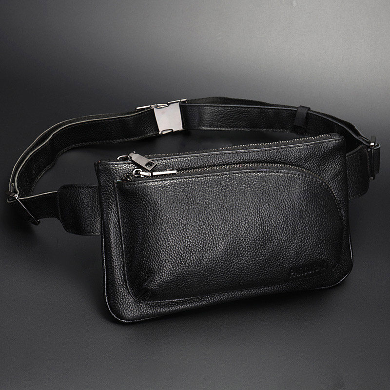 男腰包手机包韩版多功能斜挎小包 帕克狄奥男士包袋