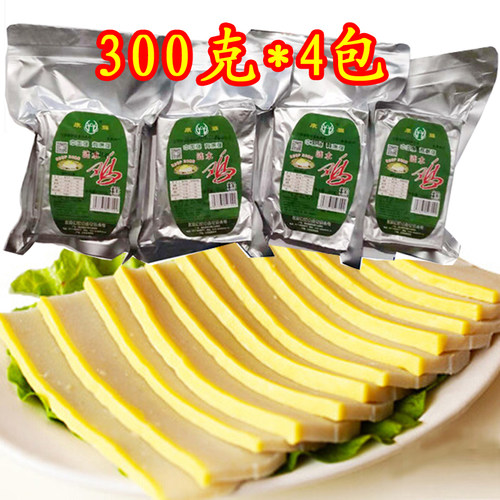 鸡糕7月新货淮安特产涟水高沟康强鸡糕火锅配料素鸡零食小吃300g - 图3