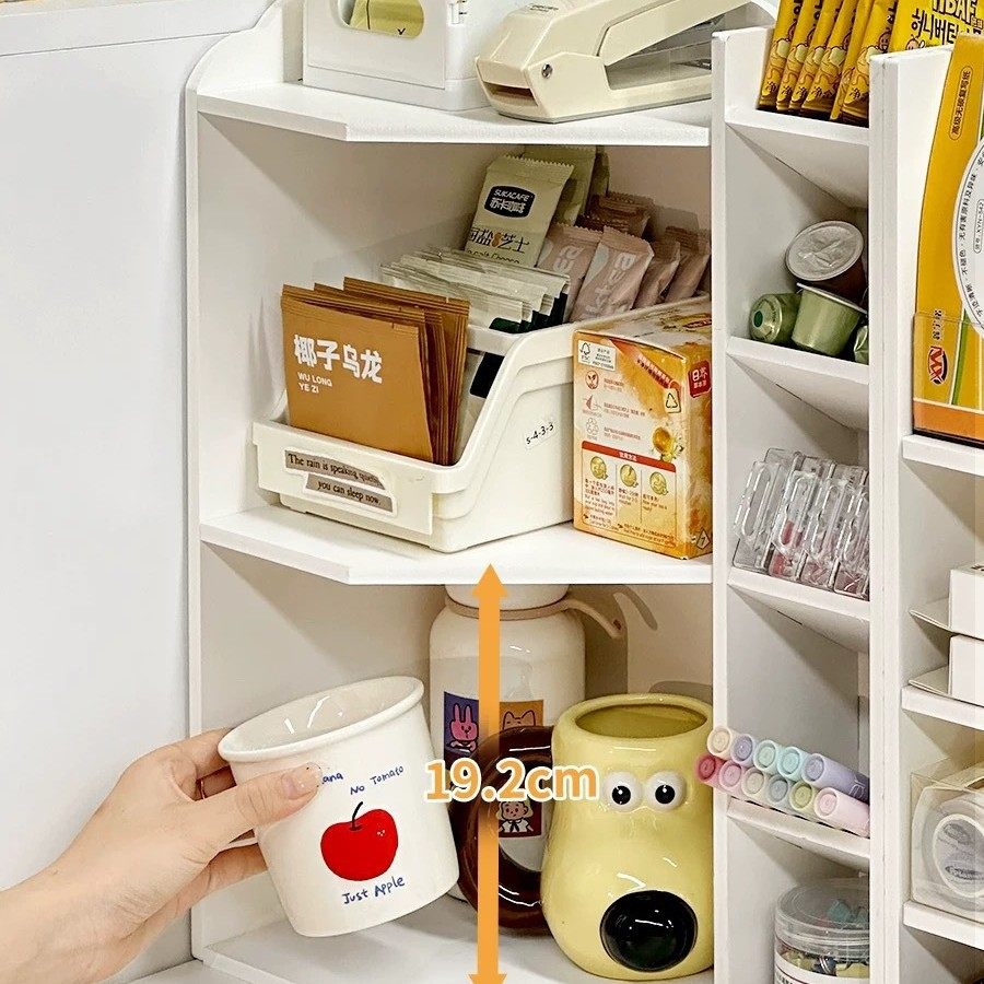 办公桌面转角置物架工位改造神器杯架杯子收纳收纳架办公室好物,淘宝优惠券,粉丝福利购,淘宝优惠卷