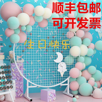 Standing Round Landing Grid Rack Wedding Ornament Show Shelf Promotion Exhibition Kindergarten Work Placement Shelf