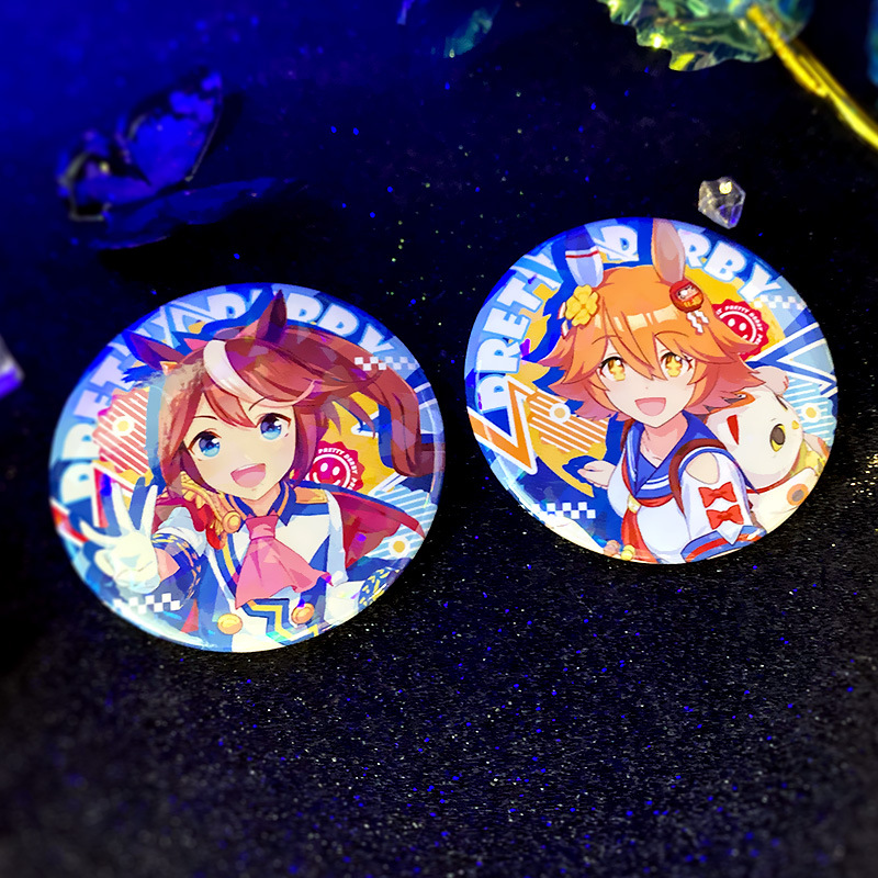 赛马娘游戏吧唧同人谷子特别周东海帝王大和赤骥无声铃鹿徽章周边 - 图1