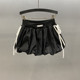 Bow tied puffy skirt for women bud short skirt