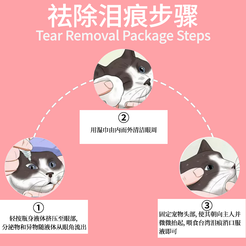 台湾ALICAN狗狗去泪痕神器泪腺口服精华液消去除比熊博美宠物猫犬 - 图0