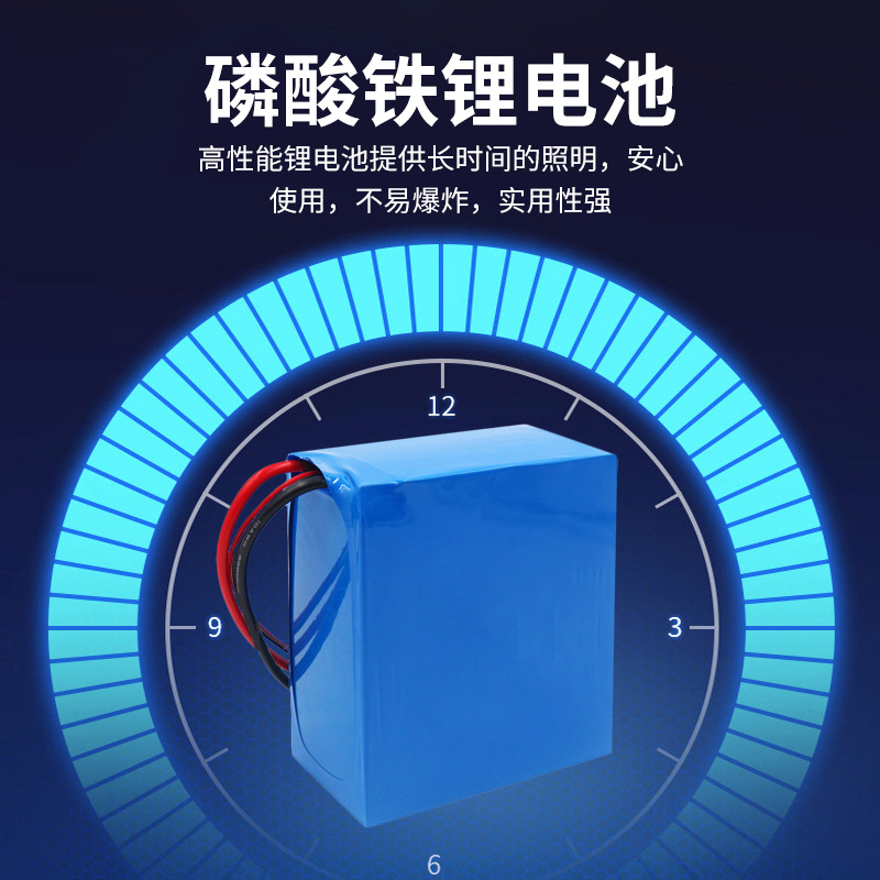 太阳能户外灯家用庭院灯农村照明灯投光灯超亮大功率300W防水路灯 - 图2