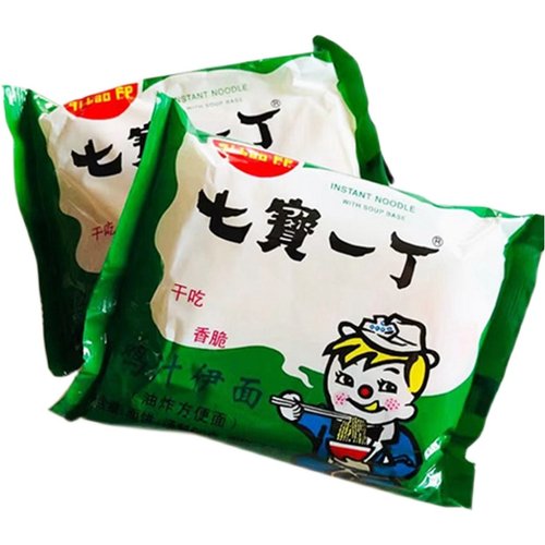 七宝一丁鸡汁伊面方便面童年怀旧零食袋装干脆面吃面广东特产速食 - 图3