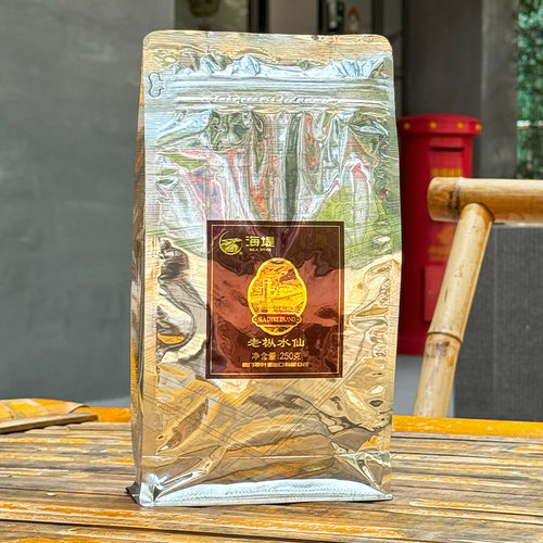 中粮中茶海堤茶叶旗舰店浓香型乌龙茶岩茶250克简装袋装老枞水仙 - 图2