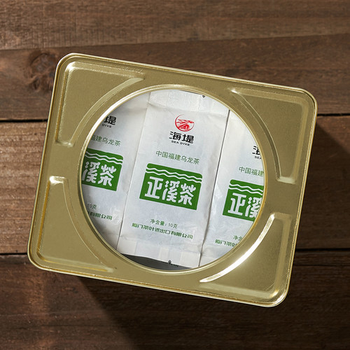 海堤茶叶旗舰店AT119正溪茶听装浓香型乌龙50小泡 500g/罐 - 图2