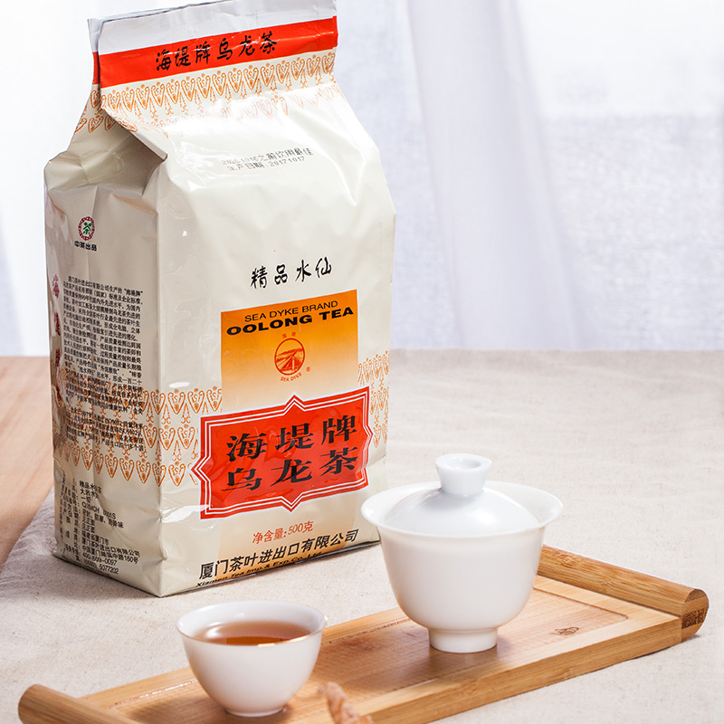 中茶 厦门海堤茶叶旗舰店岩茶乌龙茶XT707简装袋装500g精品水仙茶 - 图2