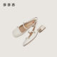 Salsa Su 2026 spring and summer style thick heel Mary Jane shoes small fragrance sandals French Z76127A-11