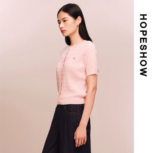HOPESHOW 红袖 针织衫89225250117 - 图0