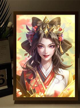 不知火舞灯光画王者荣耀周边二次元动漫手办吧唧小夜灯生日礼物