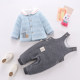 Decimal point overalls for men, quilted jacket, children's clothing