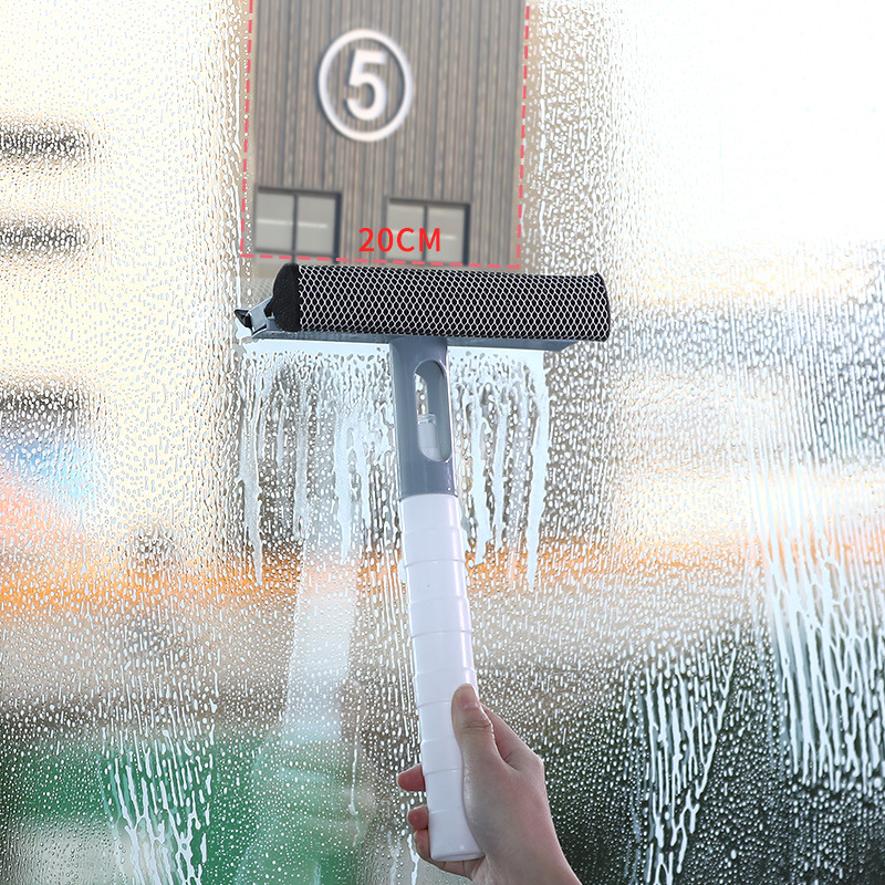 擦玻璃神器家用擦窗刮水器保洁专用高层双面窗户清洁工具清洗刮刀 - 图0