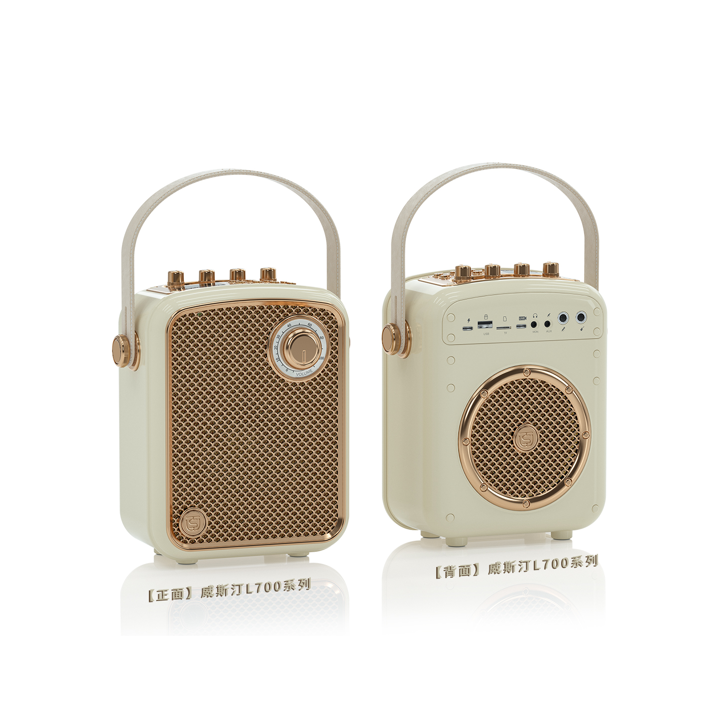 蓝牙音箱麦克风话筒一体机便携式直播K歌家用客厅户外无线音响 - 图1