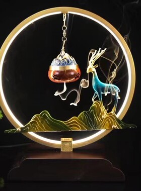 纯铜一路高升禅意风办公室工艺品