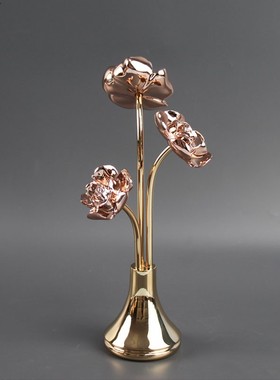 纯铜玫瑰金情人节礼物