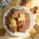 2025 Christmas Cookie Cake Decoration Elk Cocoa Butter Flavor Decoration Dessert Table Decoration Insert