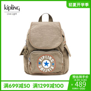 kipling女士迷你轻便帆布背包时尚简约休闲双肩包|CITY PACK 系列