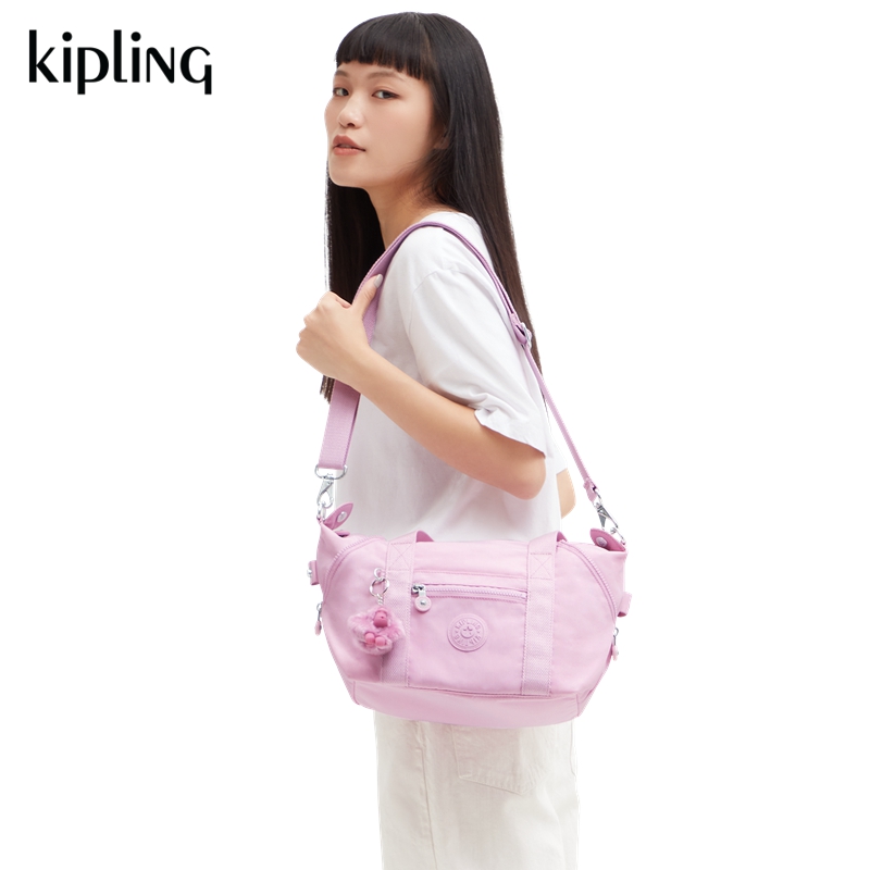 kipling男女款24新外出旅行包饺子包大容量托特包单肩包|ART系列 - 图1