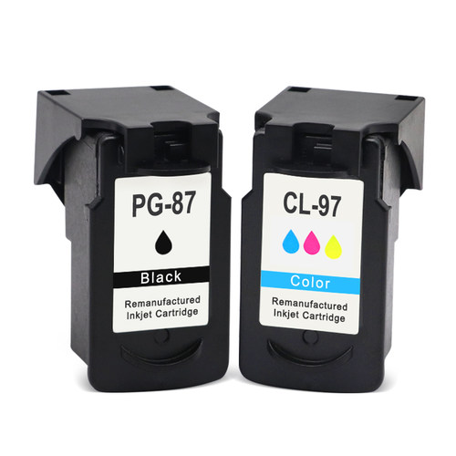 MAG适用 Canon佳能PG-87XL墨盒 CL-97XL墨盒E568打印机墨盒PIXMA E568R喷墨打印机墨水盒油墨盒佳能87 97墨盒 - 图1