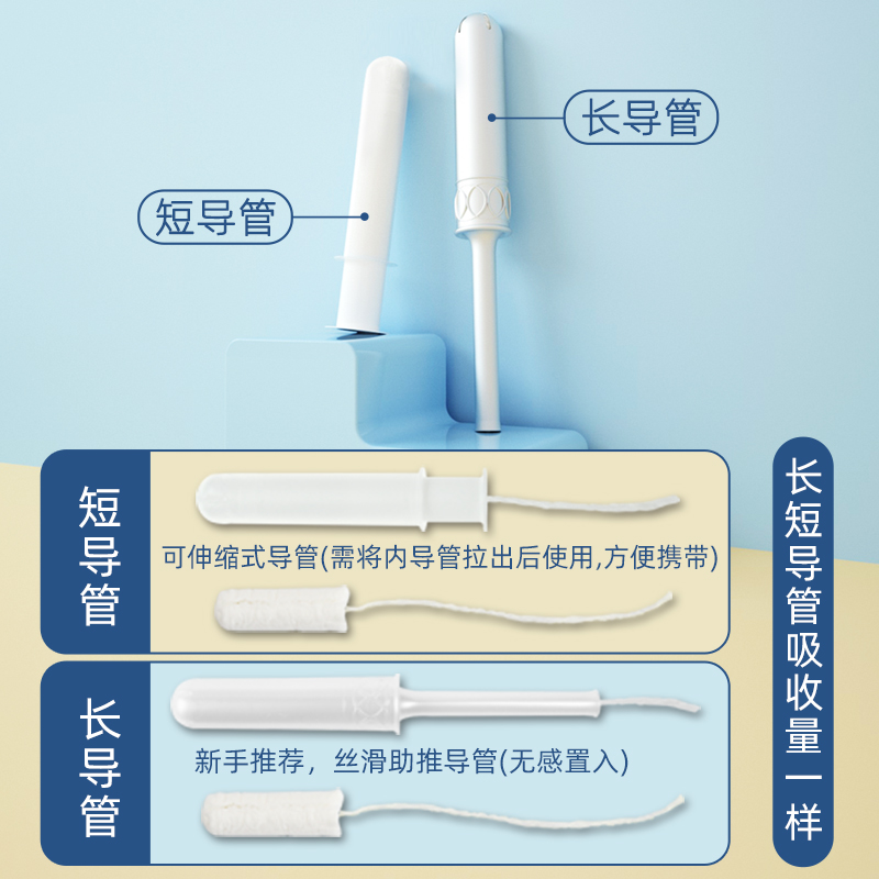 Bluetex蓝宝丝卫生棉条导管式内置卫生巾游泳专用阴道塞防水塞入