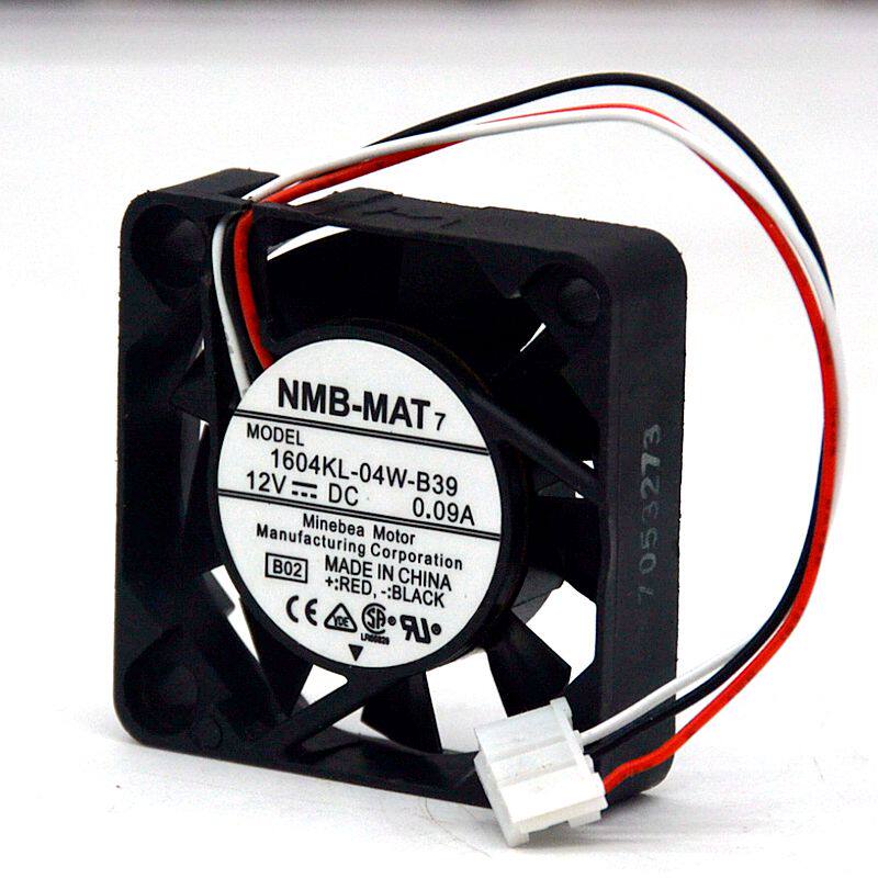 Ventola Di Raffreddamento NMB-MAT 40x40x10mm – 12V 0,10A, 2 Fili, Modello 1604KL-04W-B40 - Foto 4