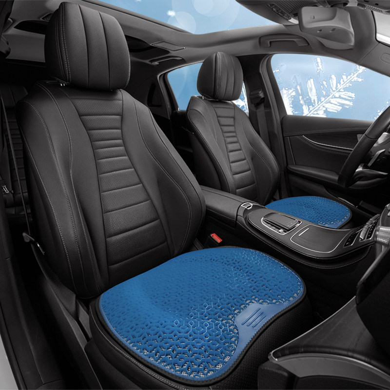 汽车坐垫夏季蜂窝凝胶座椅垫货车单片硅胶通风冰凉透气办公室屁垫