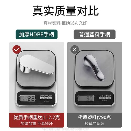 冷热水龙头开关手柄厨房洗菜盆淋浴花洒混水阀龙头把手配件大全 - 图2