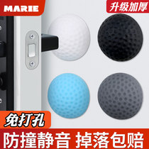 Door-touch crashworthy grain silica gel-free door handle rubber grain cushion table corner crashworthy rubber grain toilet door post-stick