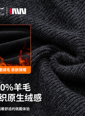 针织帽子男士户外骑行保暖