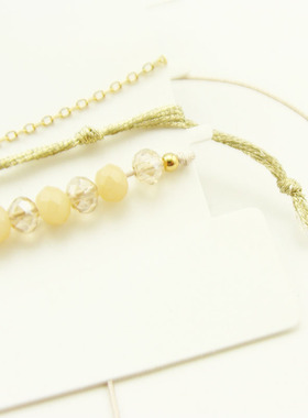 欧美日韩风组合直播水晶手链