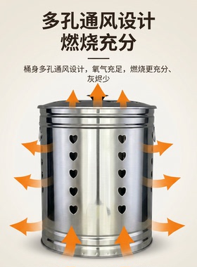 不锈钢三倍助燃耐高温烧不坏